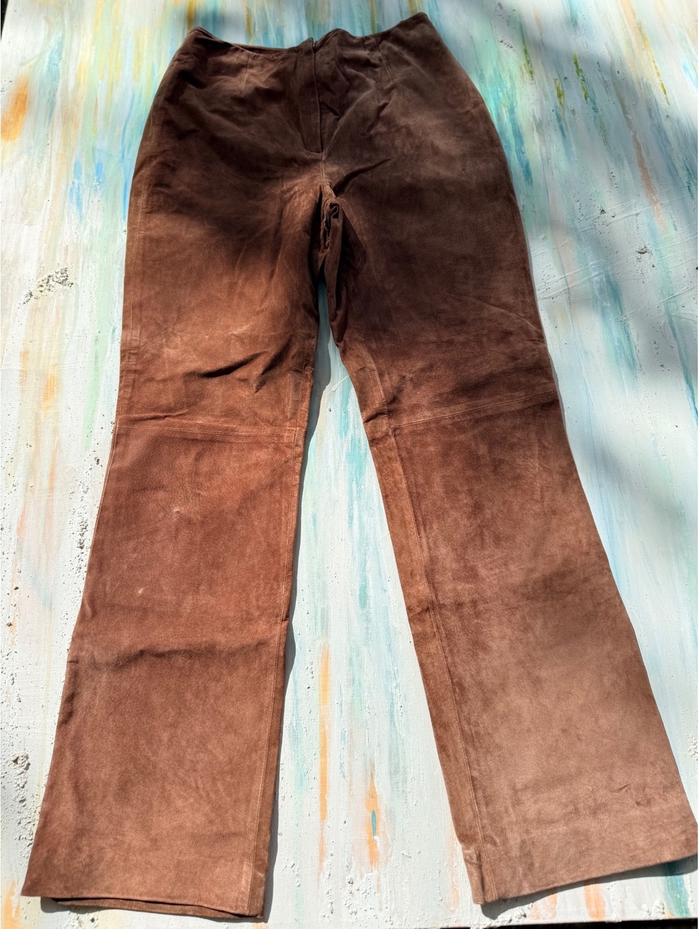 Vintage Kate Hill real suede pants size 4